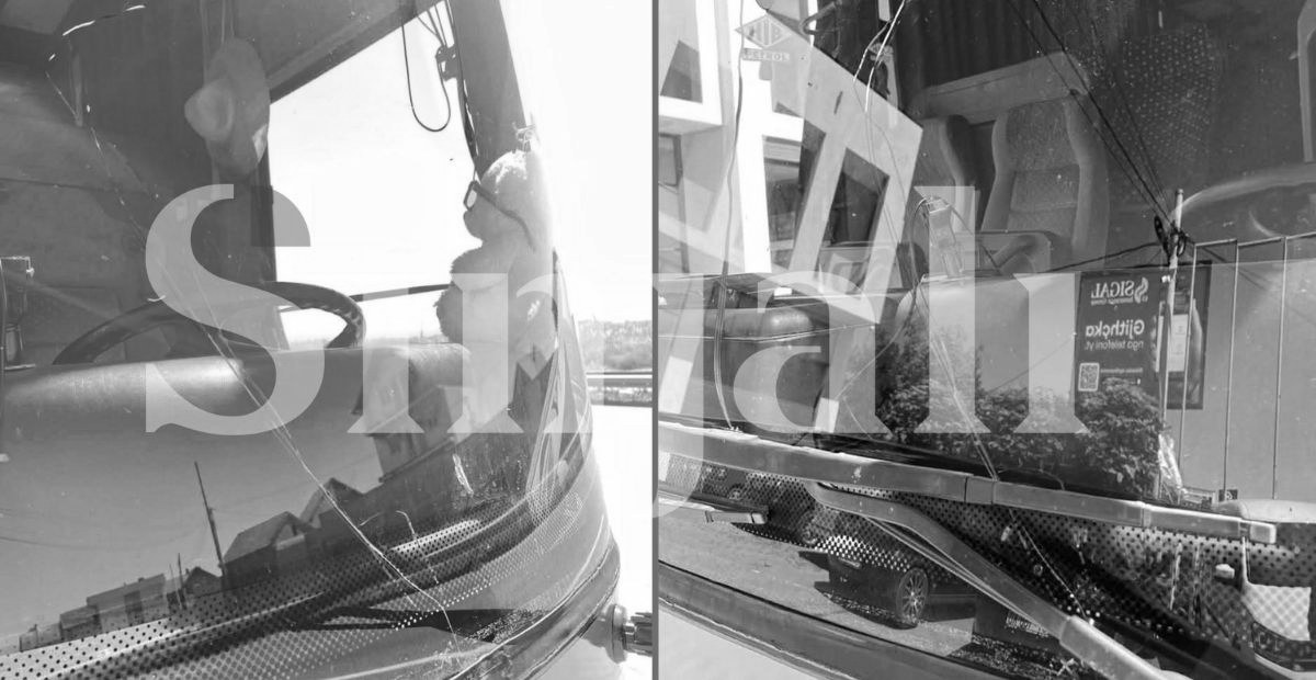 foto kryesore — Sulmohet me gurë autobusi me pushues nga…