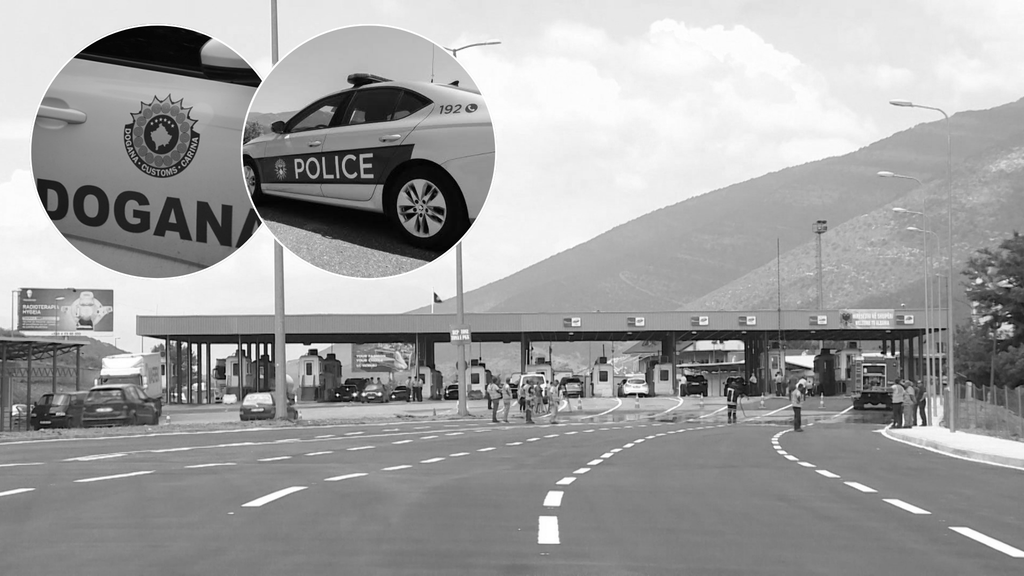 foto kryesore — Si u kanos doganieri në pikën kufitare në…