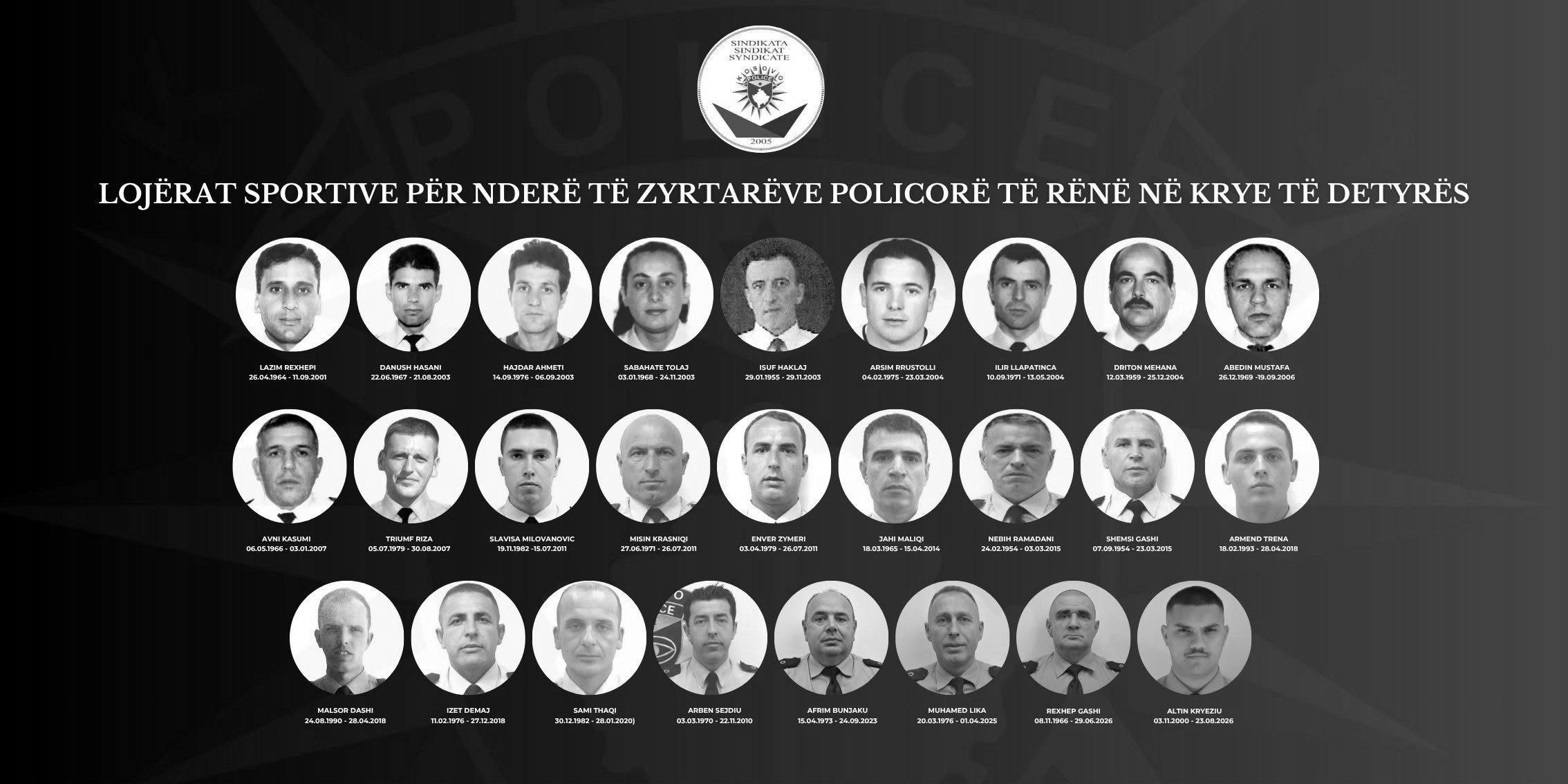 foto kryesore — Policët e rënë në krye të detyrës nderohen…