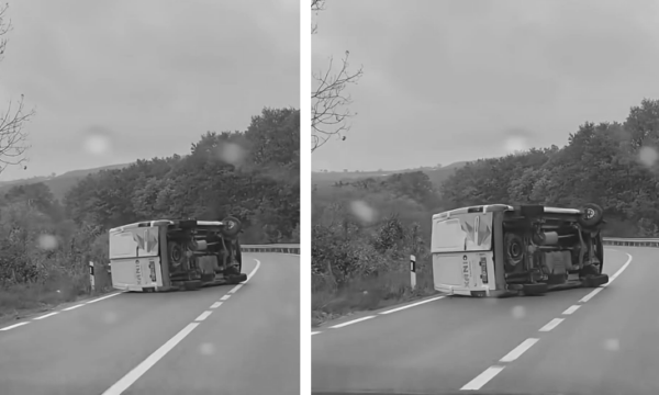 foto kryesore — Aksident në rrugën Skenderaj–Istog,…