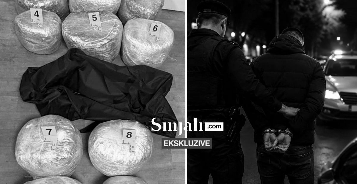 foto kryesore — Këta janë dy “dillerët” që u kapen me 53 kg…