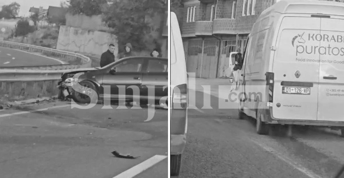 foto kryesore — Aksident në Llozicë të Malishevës,…