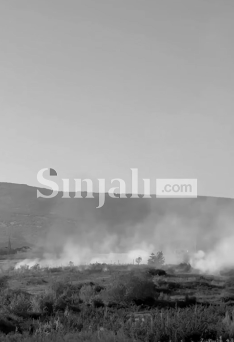 foto kryesore — Zjarr në fshatin Atmaxh, tymi shihet nga…