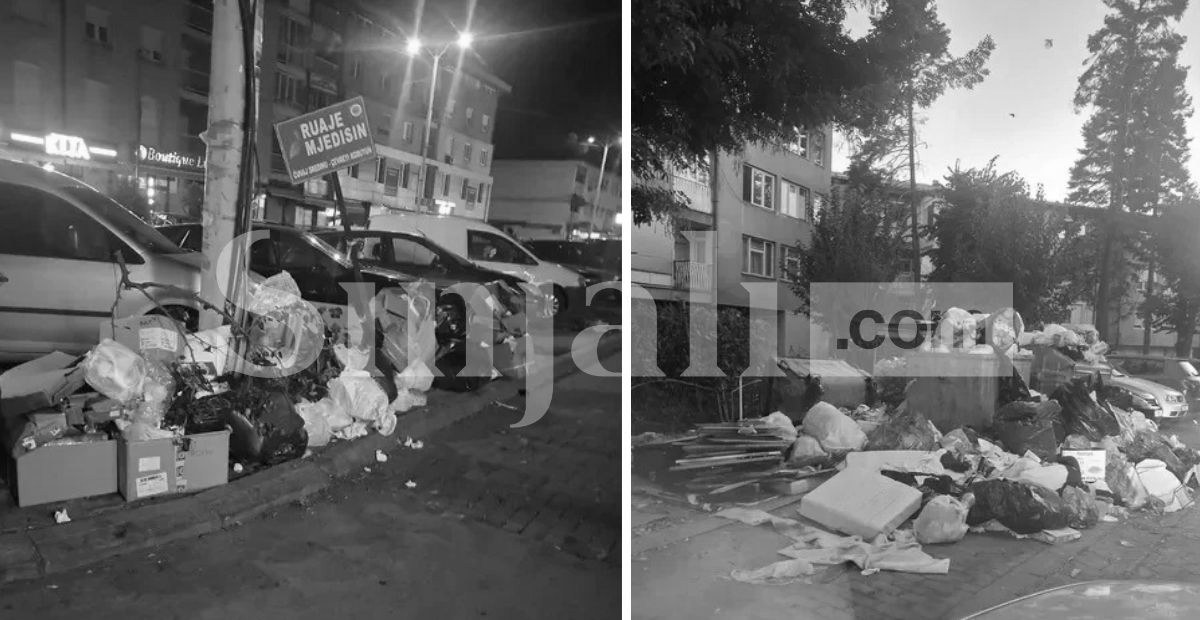 foto kryesore — Mbeturinat mbulojnë rrugët e Prizrenit